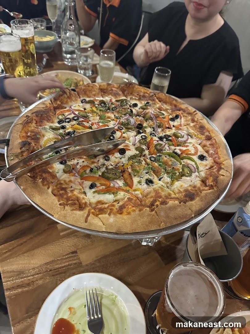Pizza and Drinks