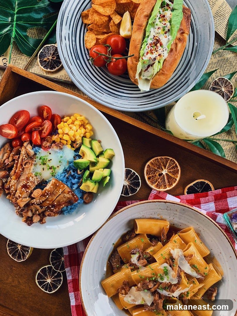 Assortment of Dishes