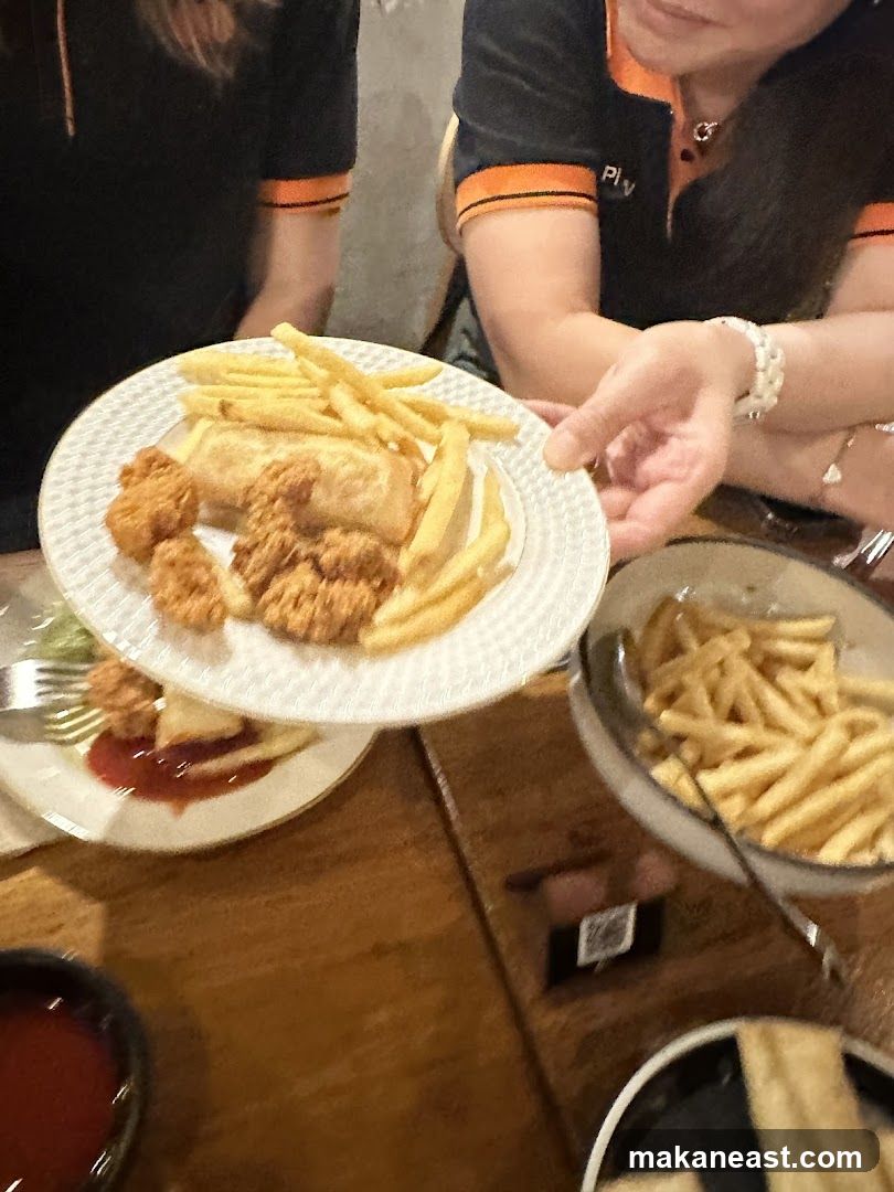 Food Platter with Fries