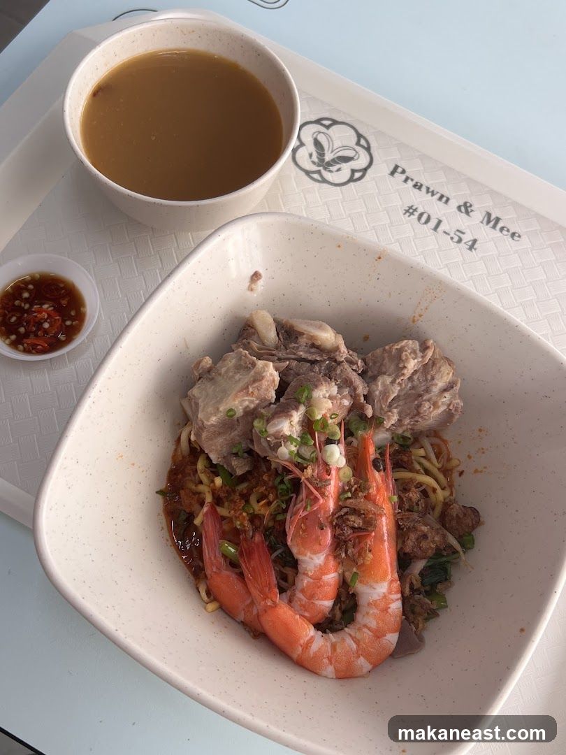 Prawn and Mee Dish