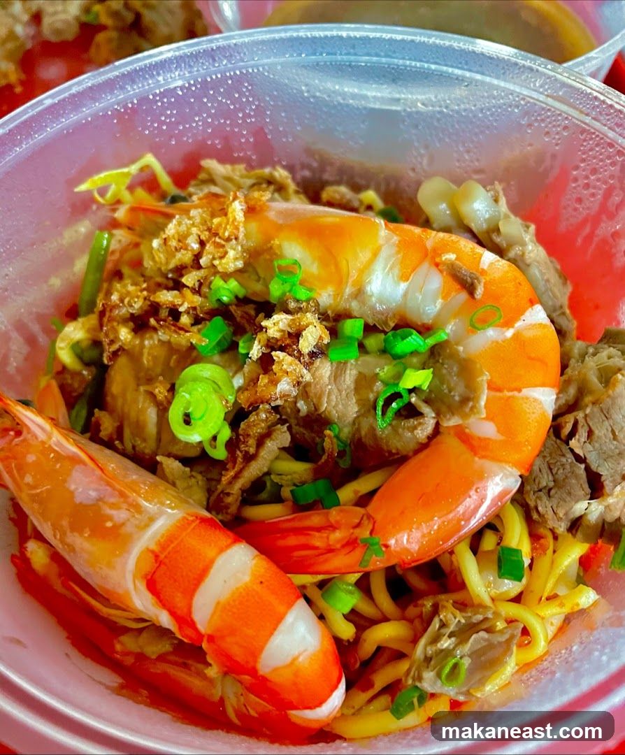 Shrimp and Beef Noodles