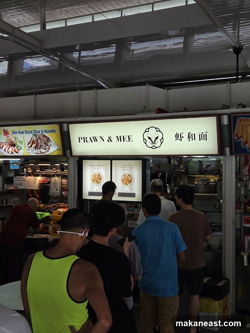 Food Stall with Customers