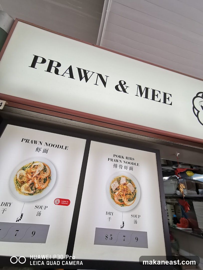 PRAWN & MEE Menu