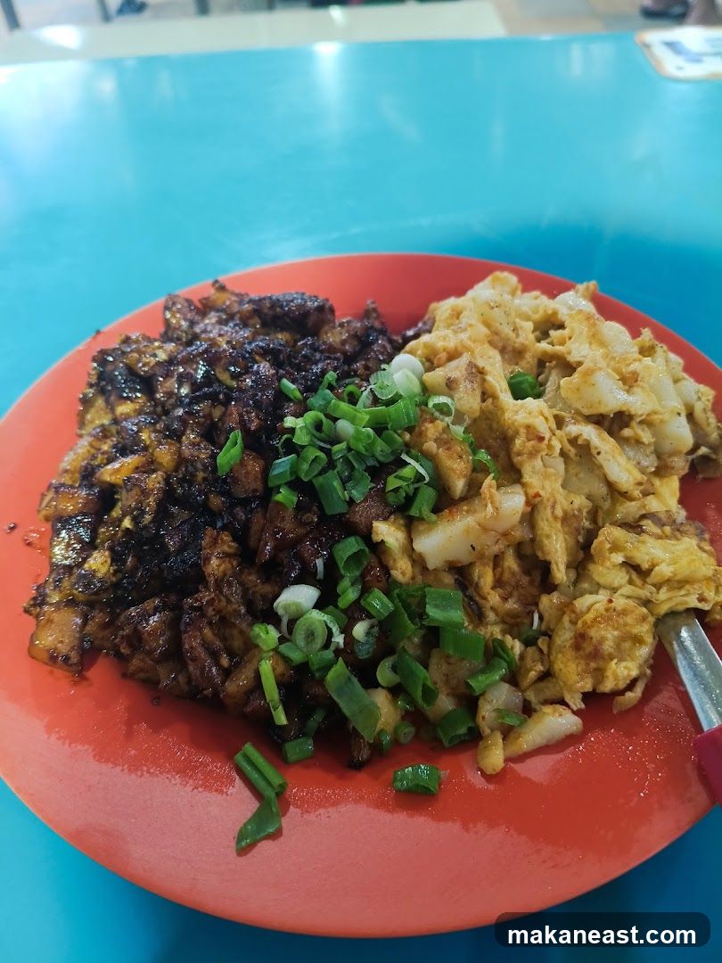 Carrot Cake with Scrambled Eggs