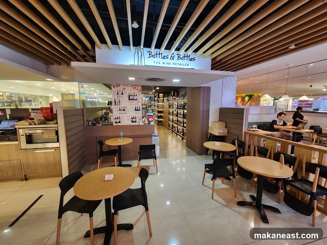 Wine Retailer Interior with Seating