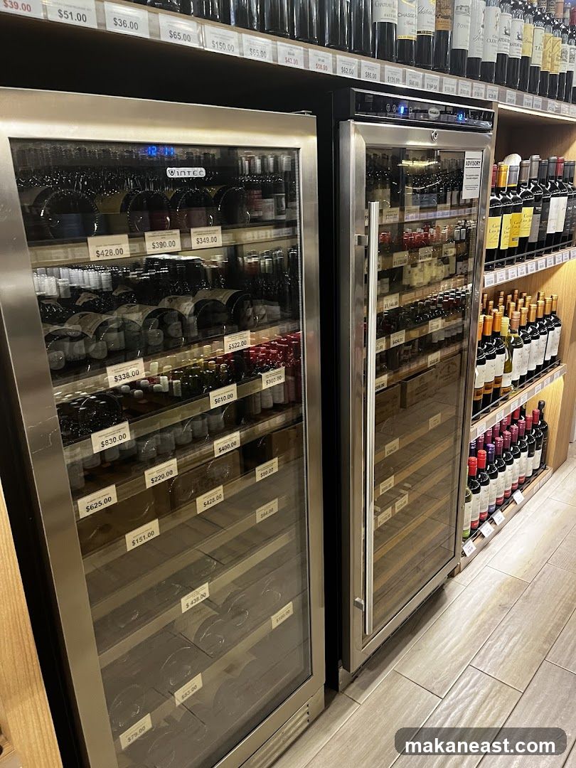 Wine Refrigerators and Shelving