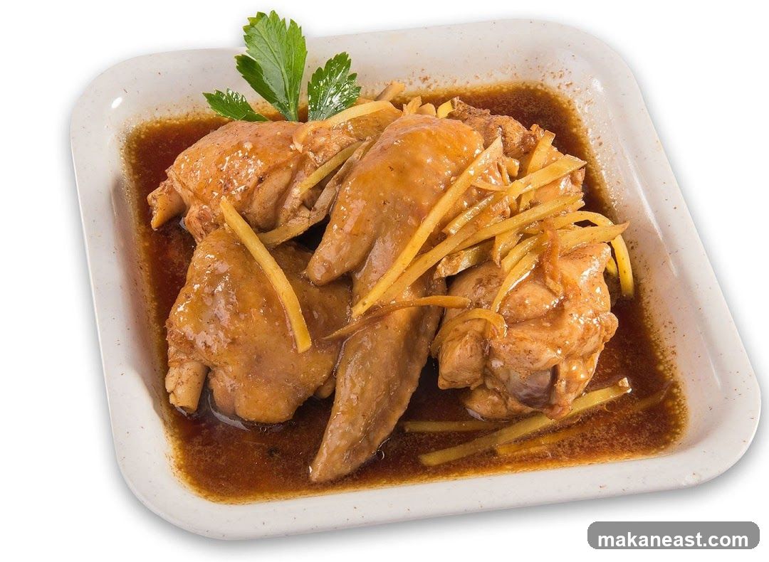 Chicken dish with ginger