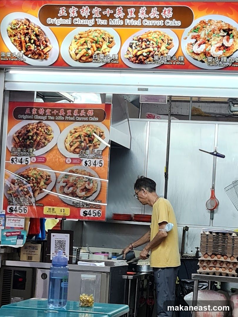 Fried Carrot Cake Stall