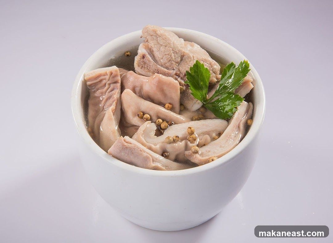 Bowl of Pork Intestines