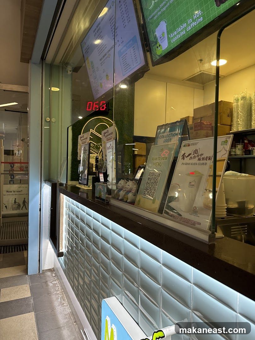 Counter with digital display and menus