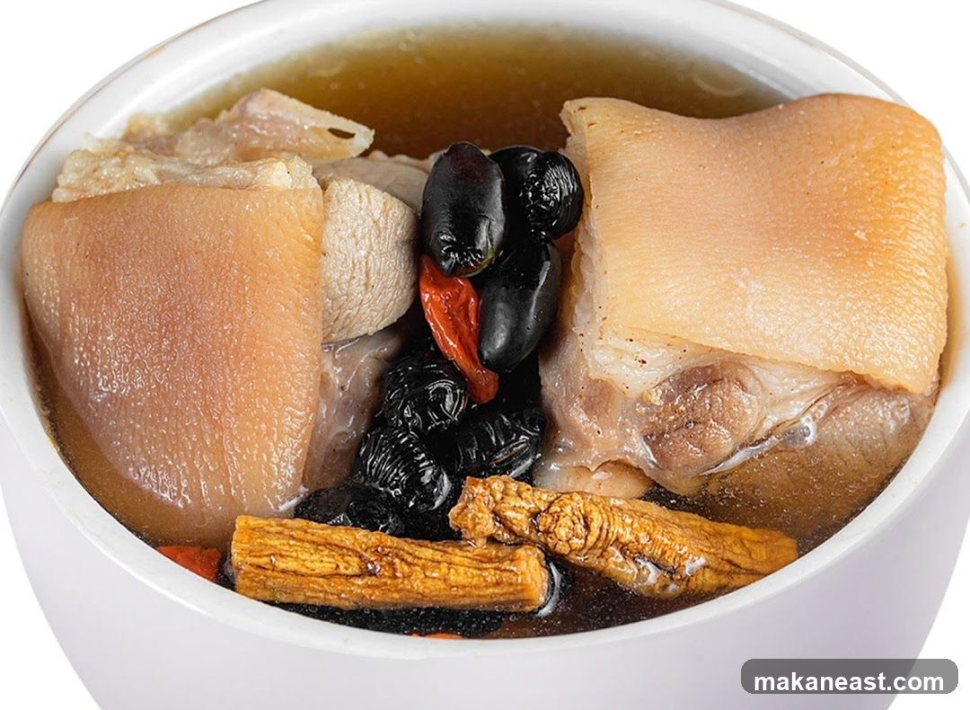 Pork Rib Soup with Herbs