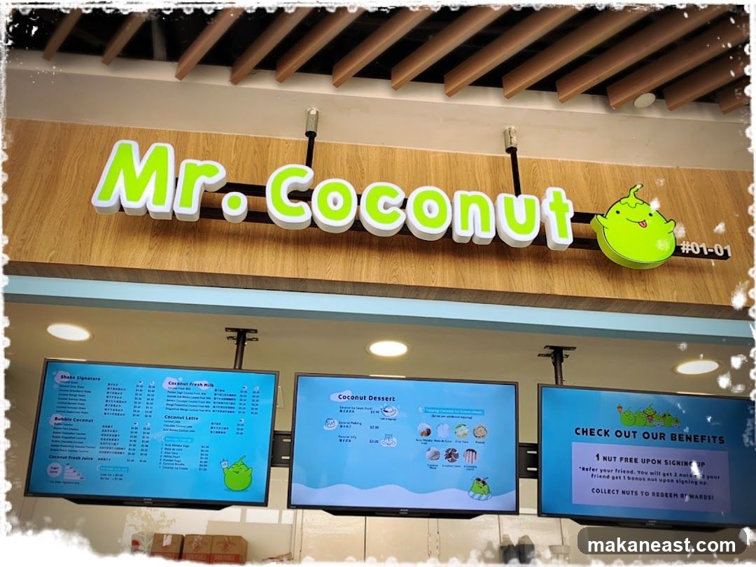 Mr. Coconut Menu