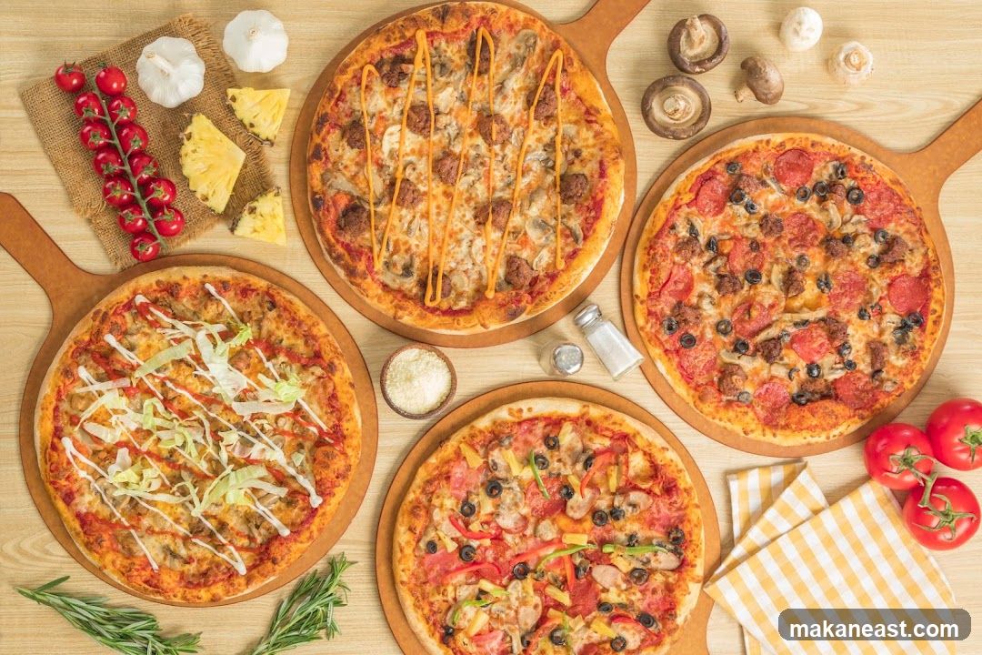 Four Pizzas