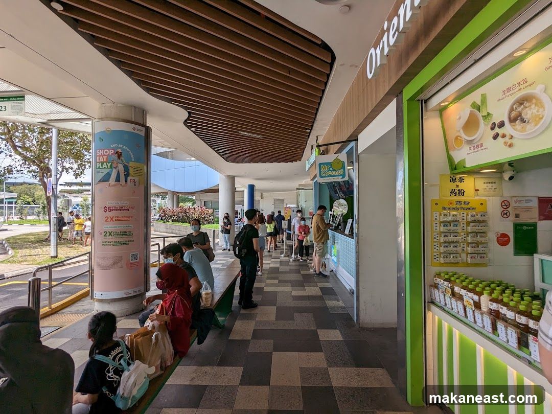 Outdoor food and drink stalls