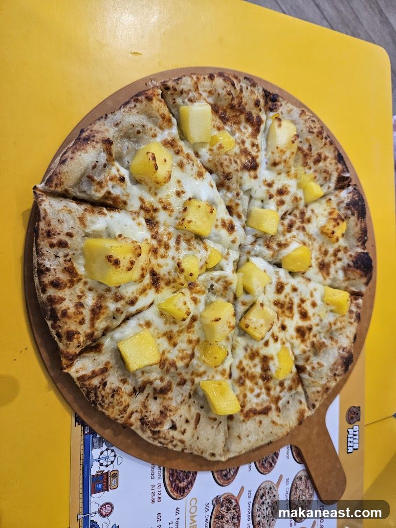 Pizza with Pineapple