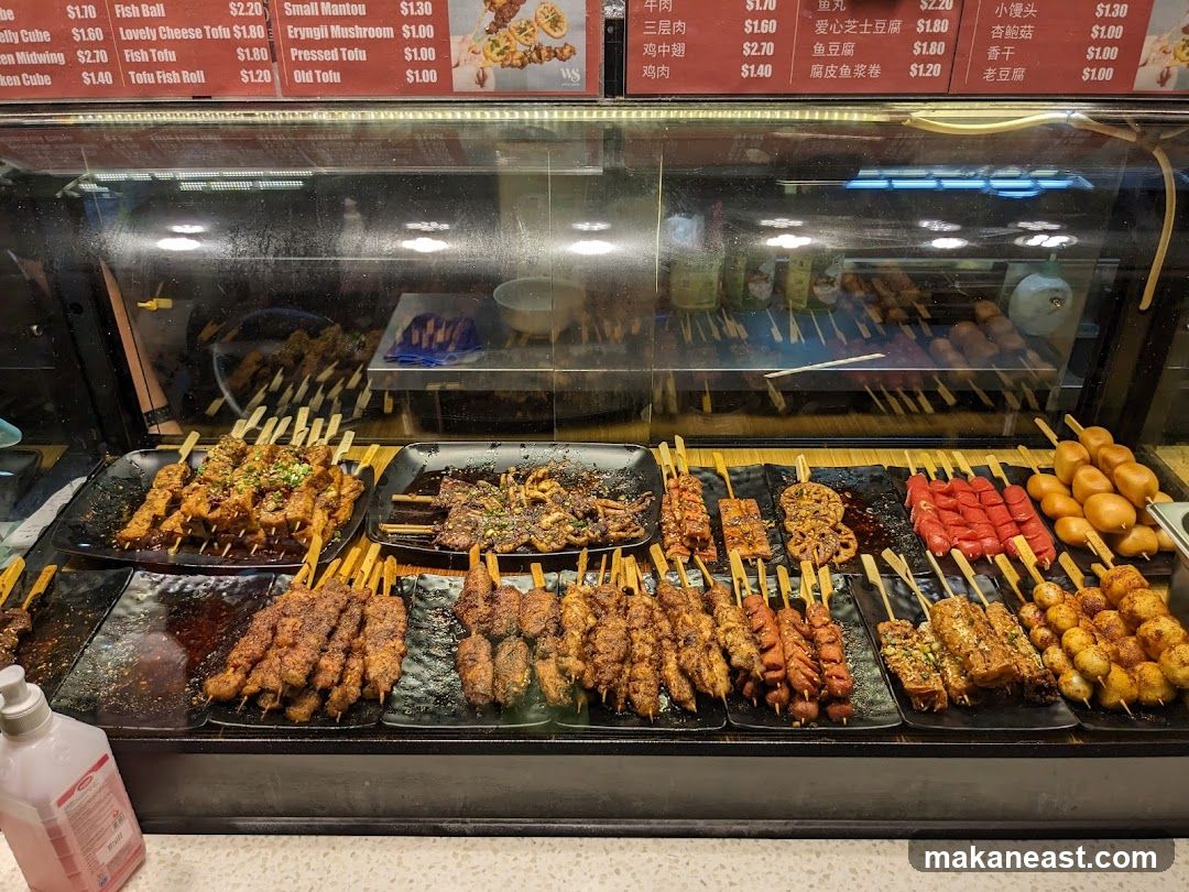 Skewers Menu