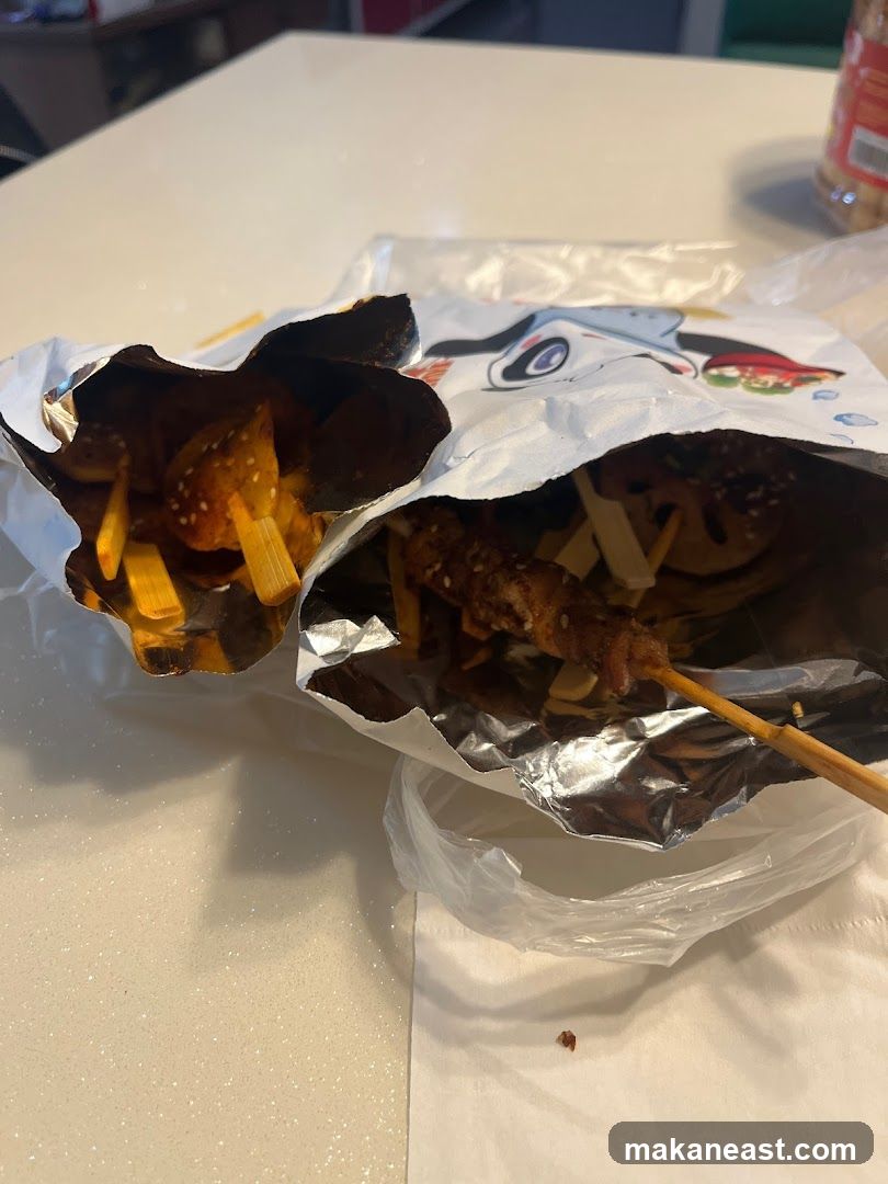 Skewers in Foil Bag