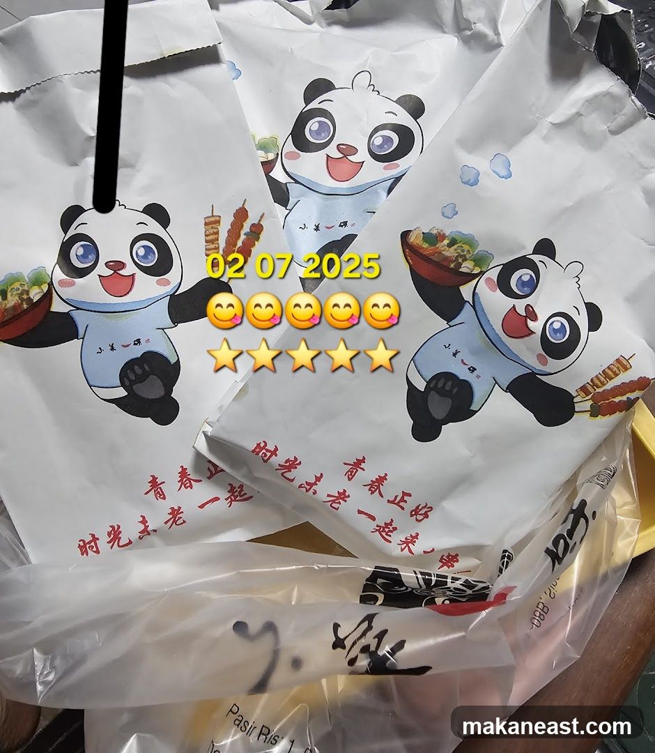 Takeaway Bags with Panda Design