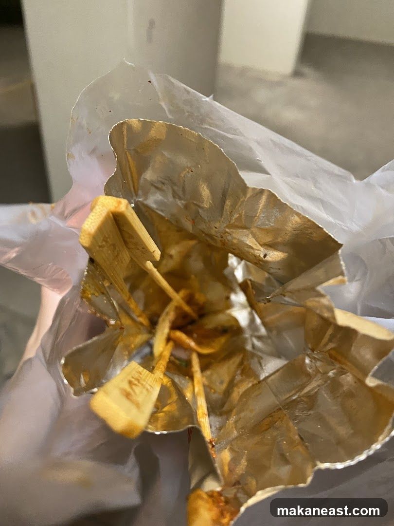 Skewers in Foil Wrapper