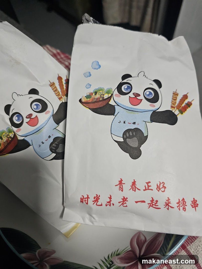 Takeaway Bags with Panda Design