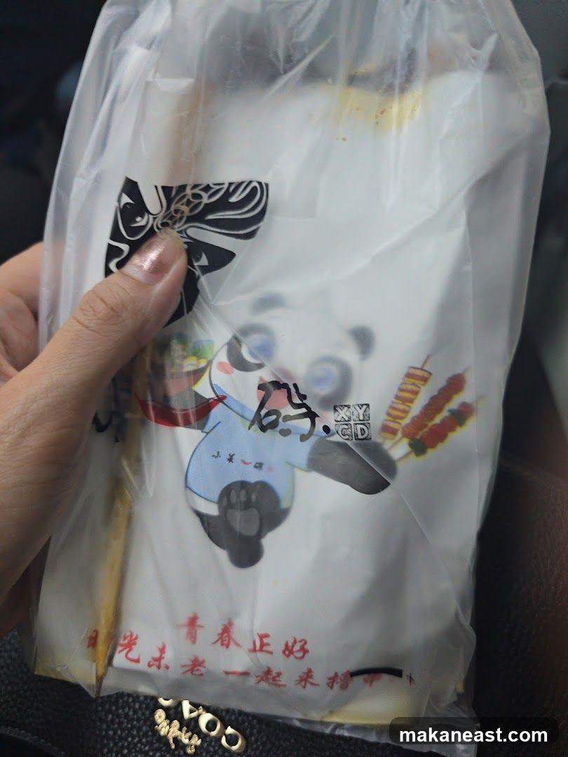 Food Bag with Panda Design