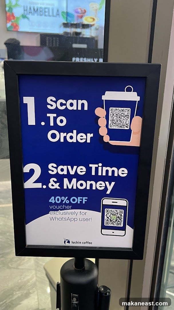 Luckin Coffee QR Code Promotion