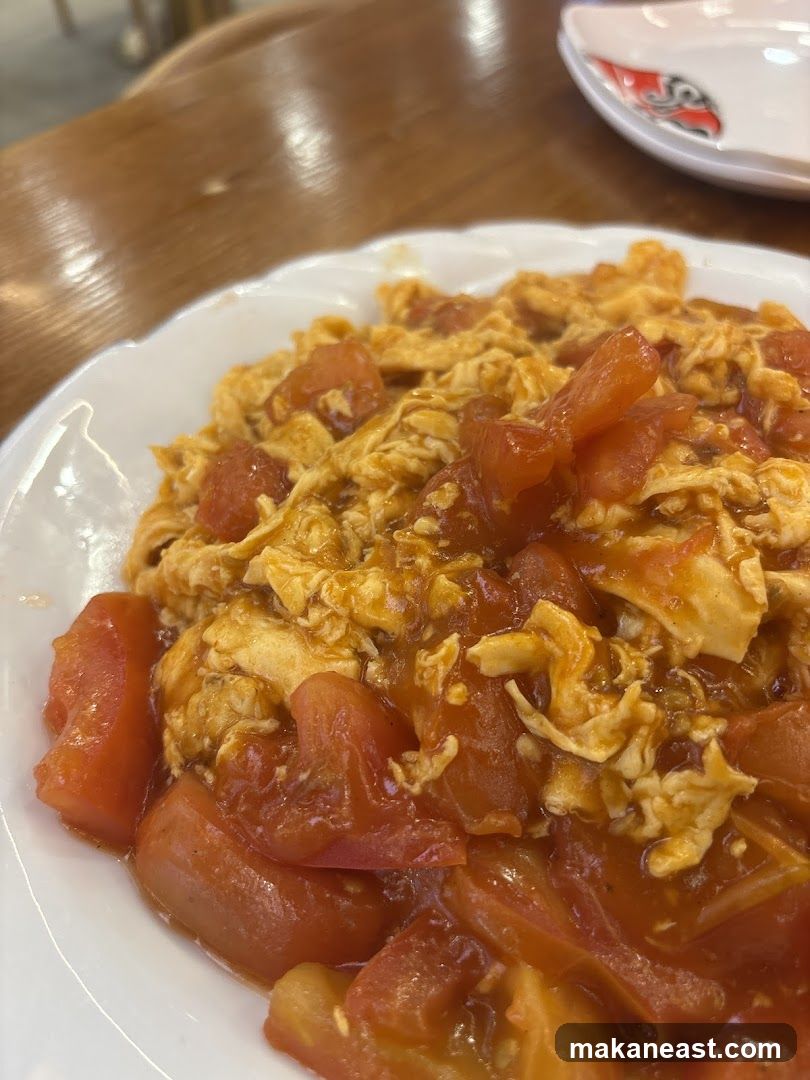 Scrambled Eggs with Tomatoes
