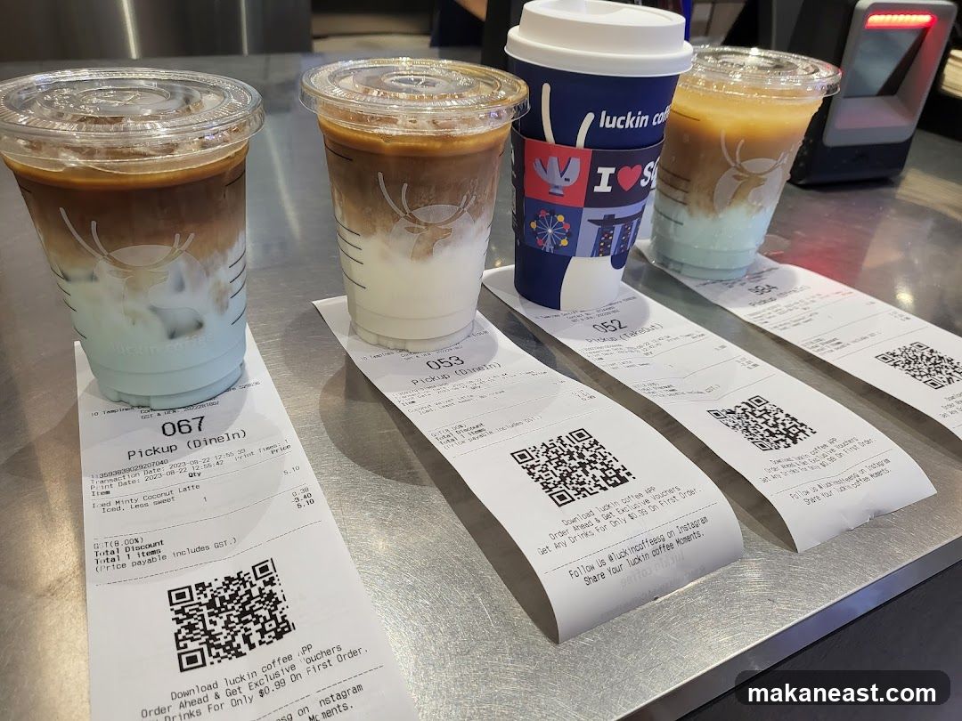 Luckin Coffee Drinks