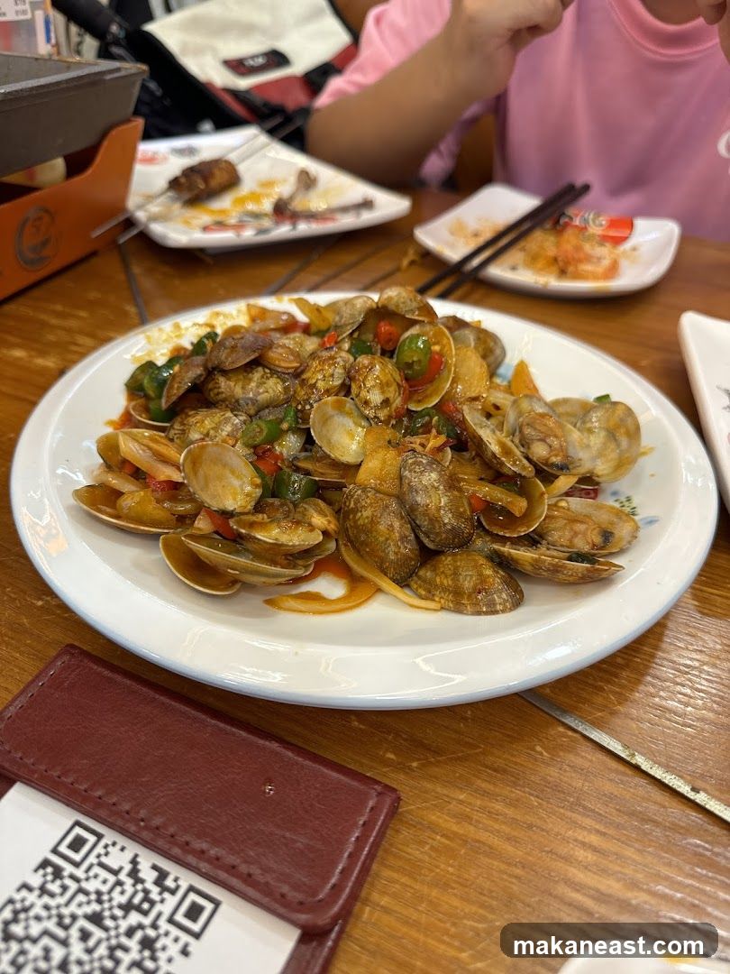 Plate of Clams with Peppers