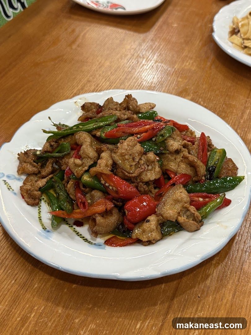 Stir-fried Pork with Peppers