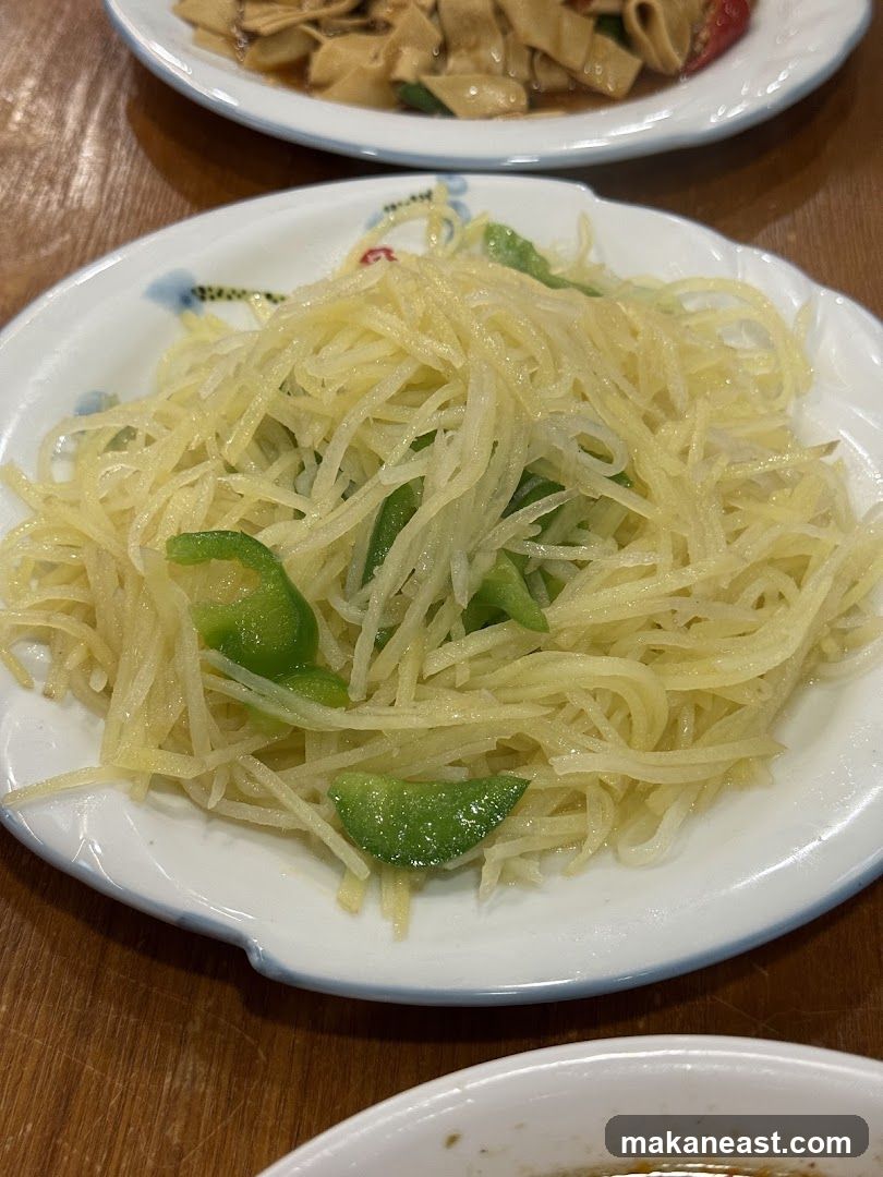 Shredded Potato Stir-fry