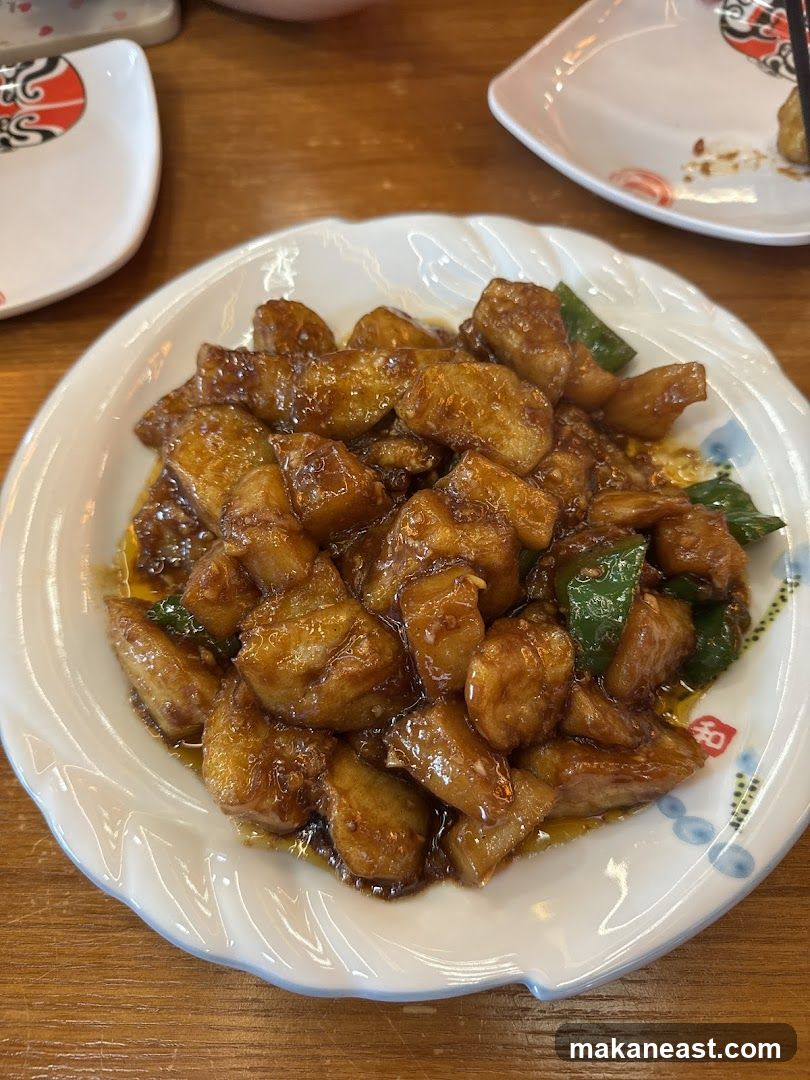 Stir-fried Eggplant Dish