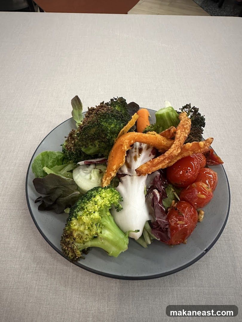 Salad with Broccoli and Tomatoes