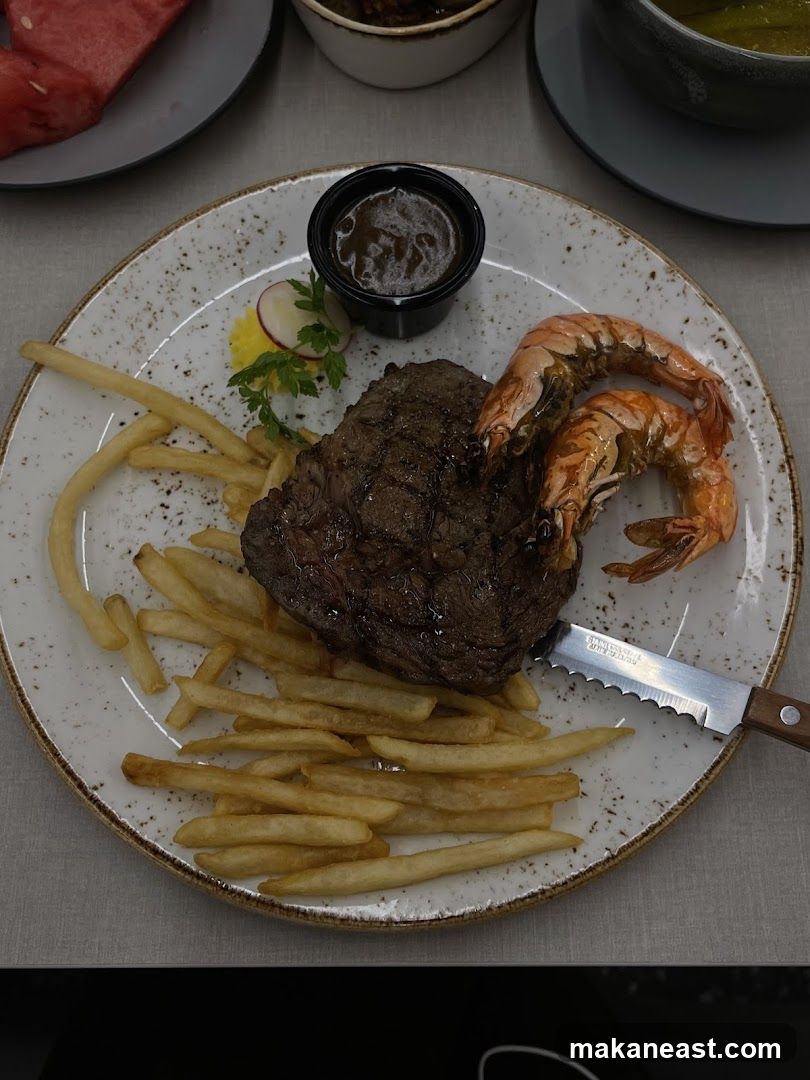 Steak and Shrimp Dinner