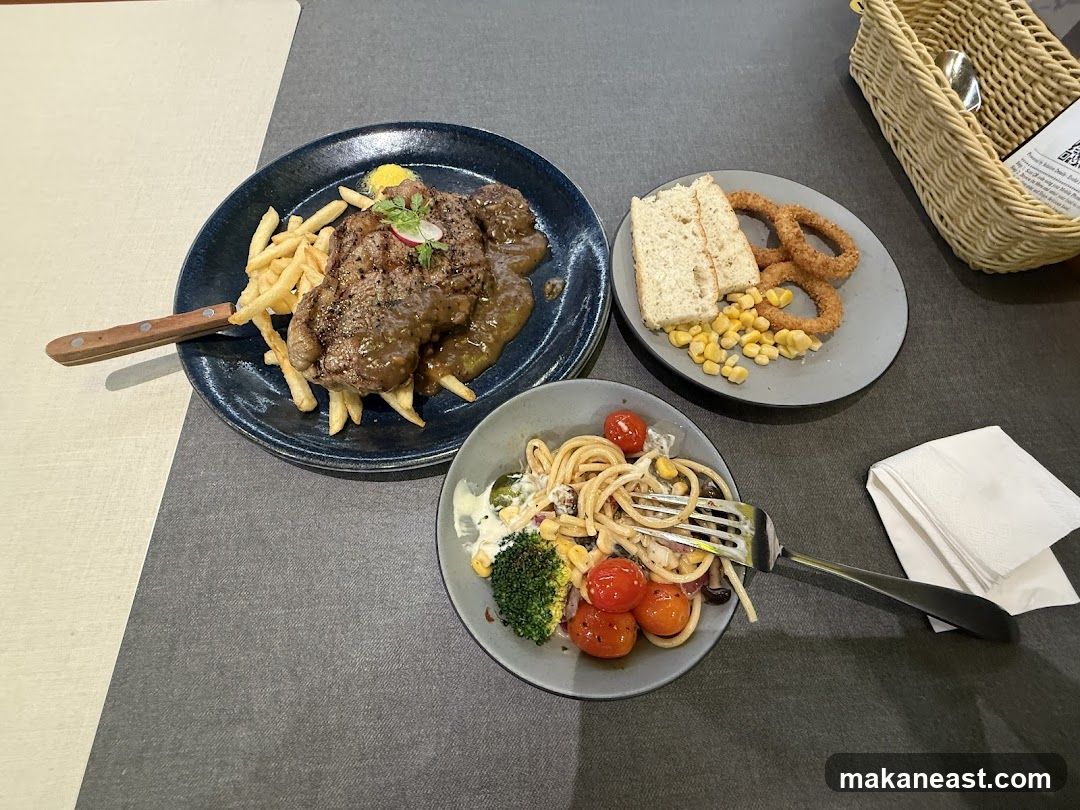 Three Plates of Food
