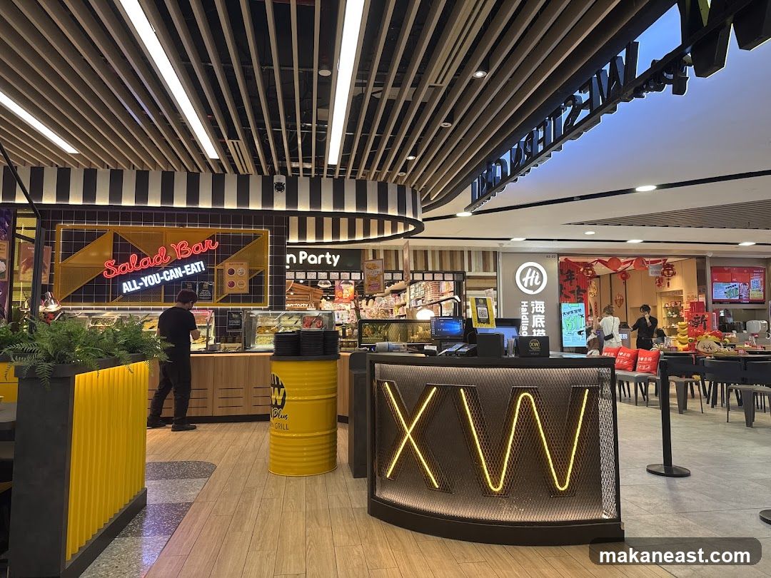 Salad Bar and Restaurant Interior