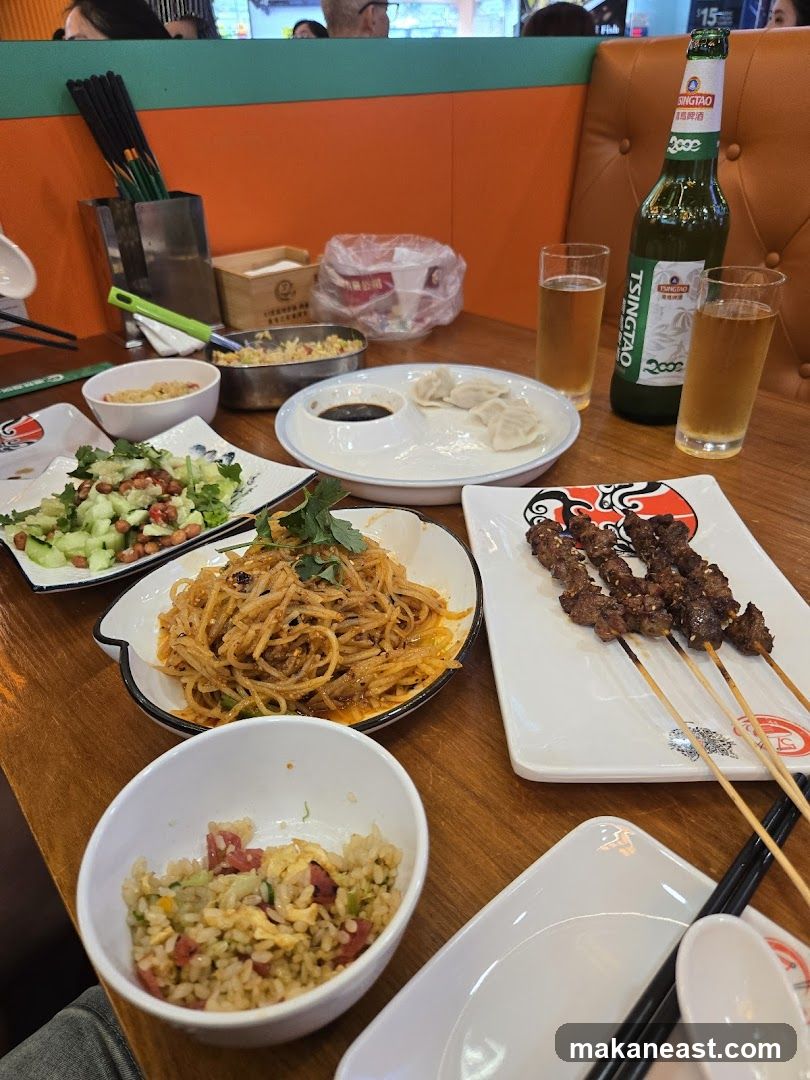 Table with Food and Drinks