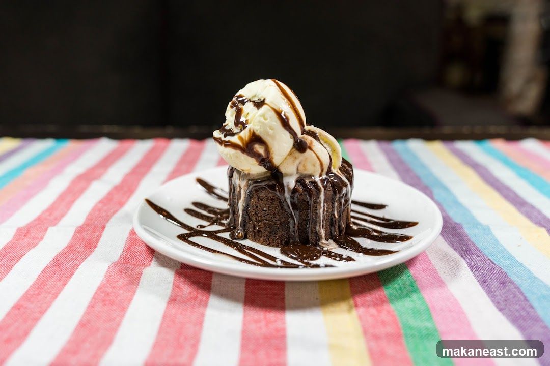 Chocolate Lava Cake with Ice Cream