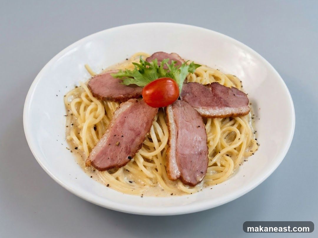 Spaghetti with Duck Breast