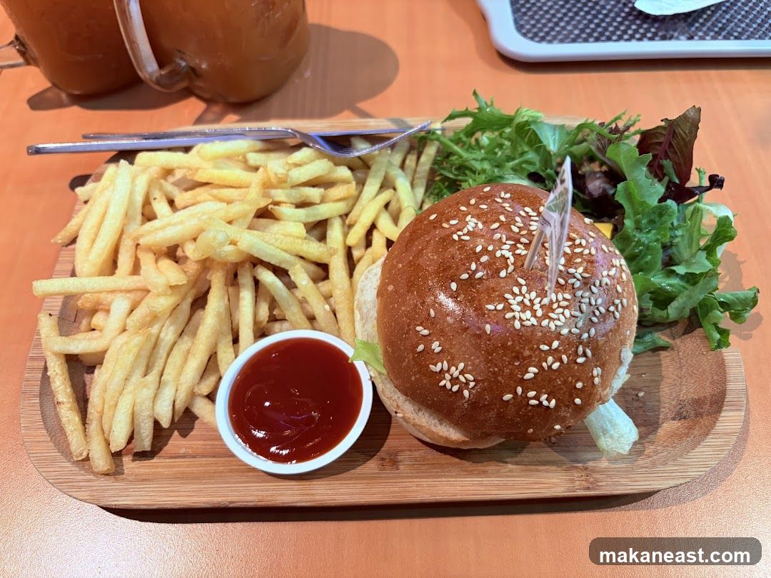 Burger and Fries
