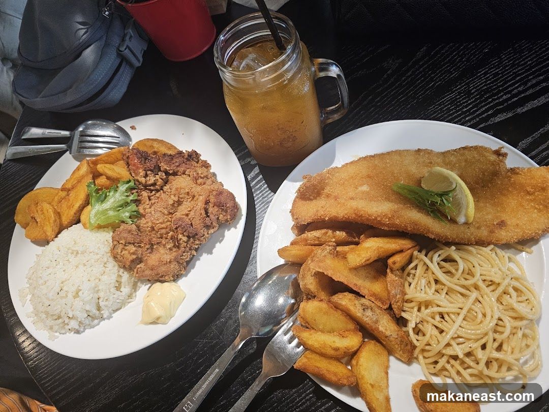 Fried Chicken and Fish with Sides