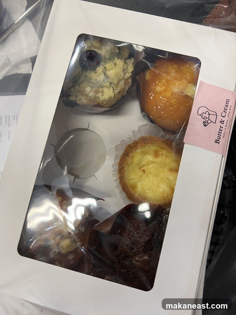 Assorted Pastries in a Box