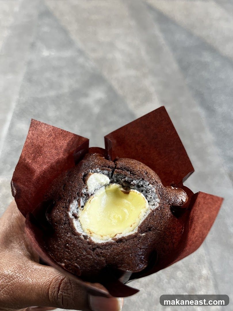 Chocolate Muffin with Cream Filling