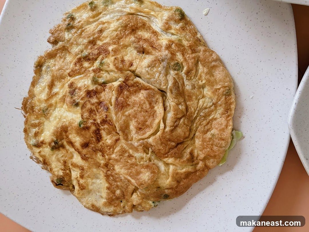 Omelet on a Plate