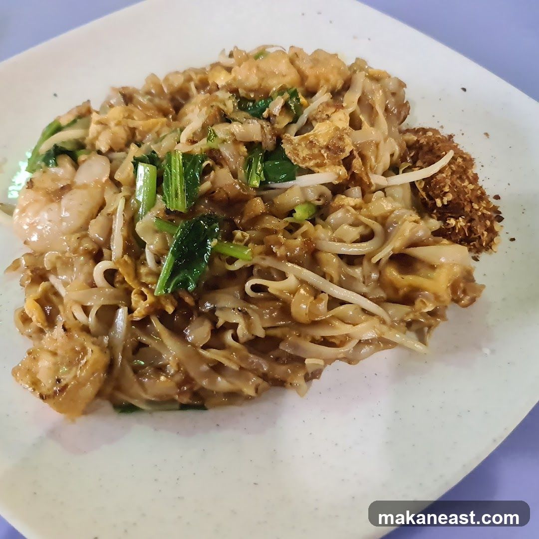 Plate of Stir-Fried Noodles