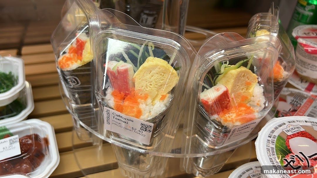 Pre-packaged Sushi Rolls