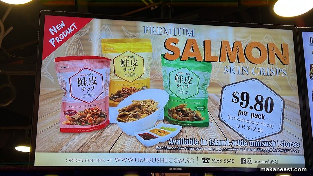 Premium Salmon Skin Crisps Advertisement
