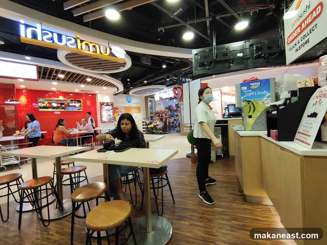 Restaurant Interior with Customers