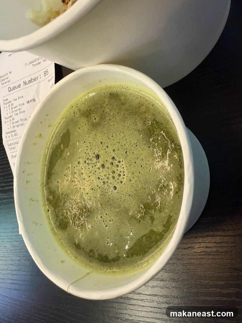 Green Beverage and Receipt