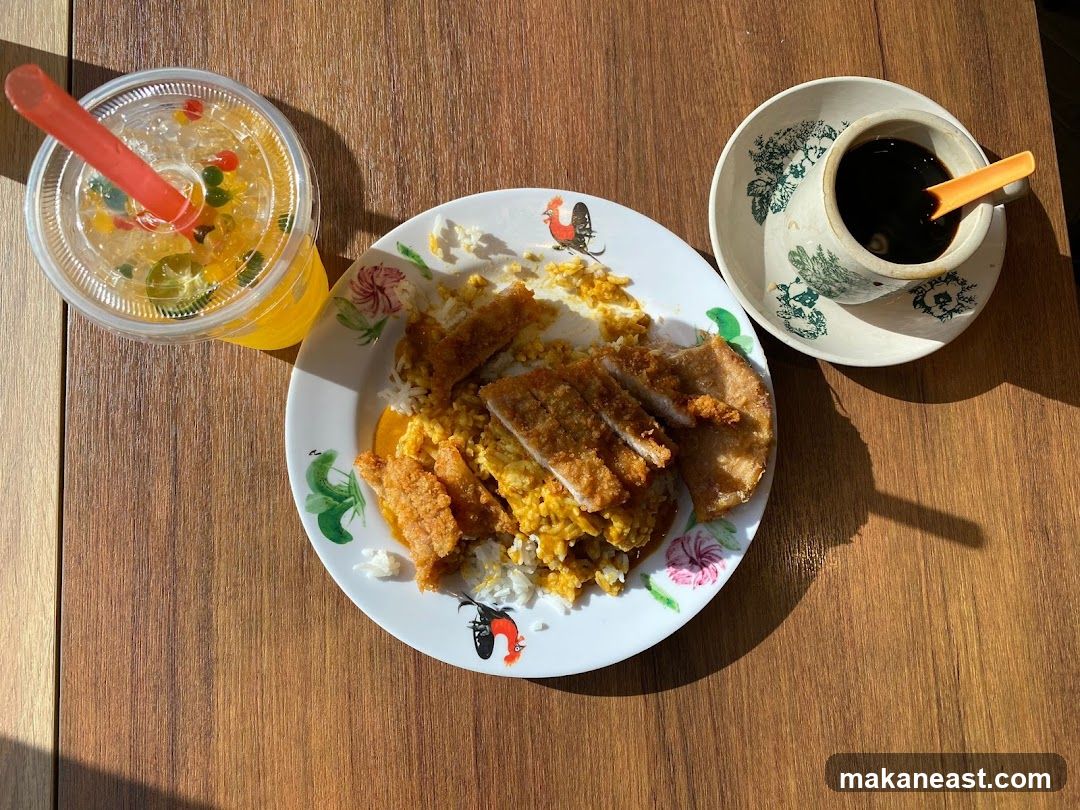 Meal with Drink and Coffee